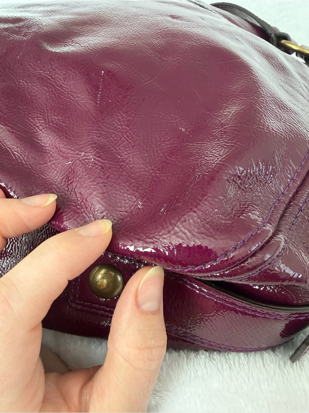 Coach Large Patent Zoe - Picture 6 of 16